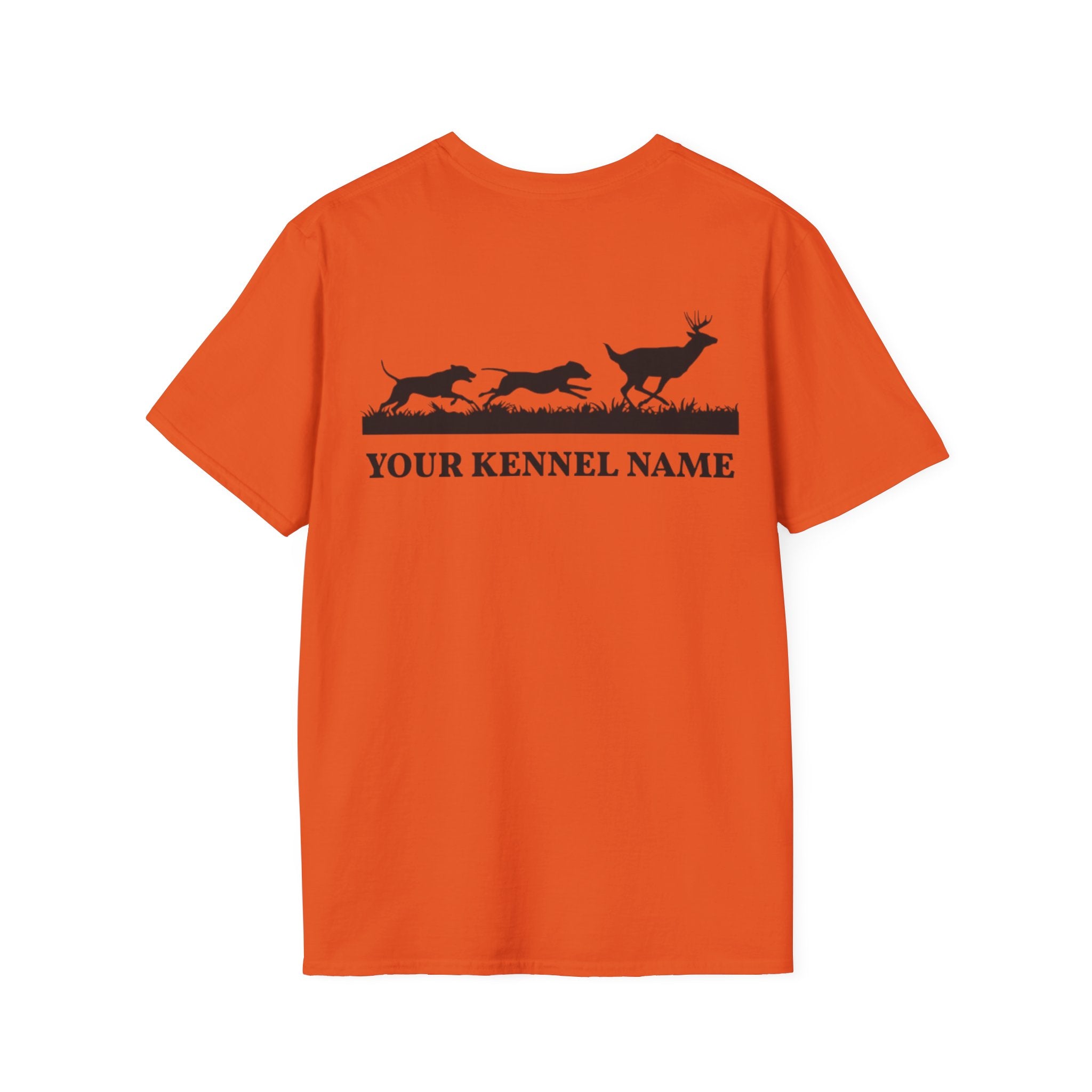 Hounds Chasing Buck Silhouette