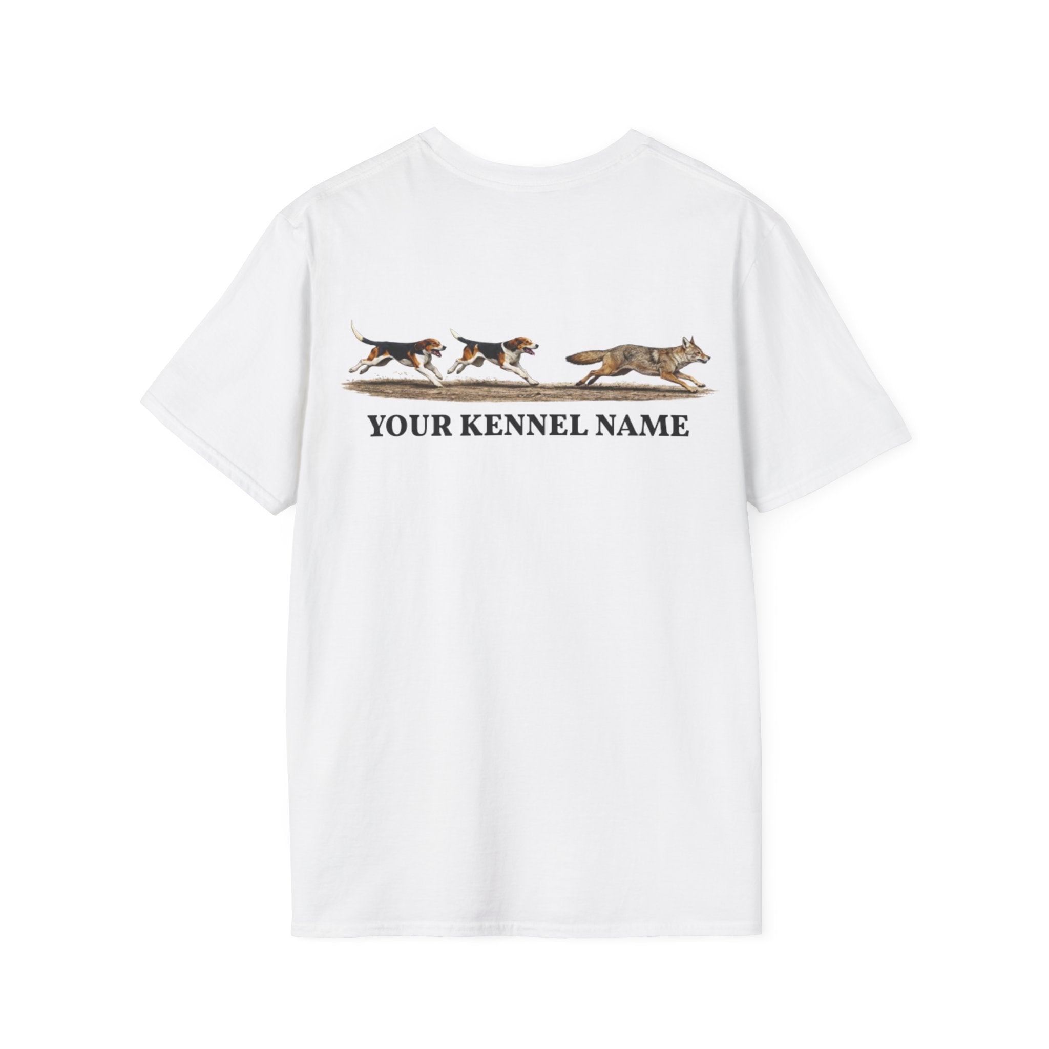 Hounds Chasing Coyote - Horizontal