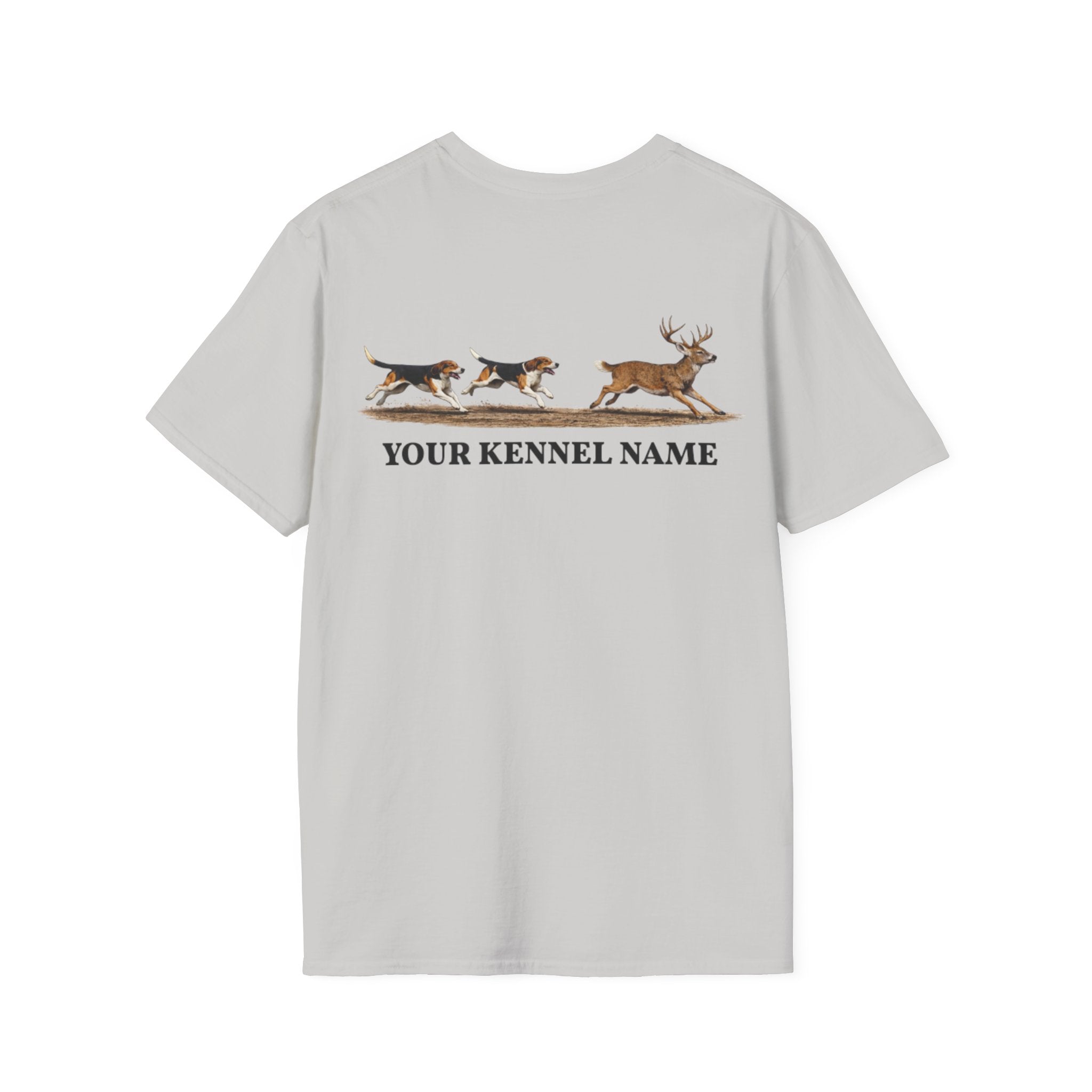 Hounds Chasing Buck - Horizontal