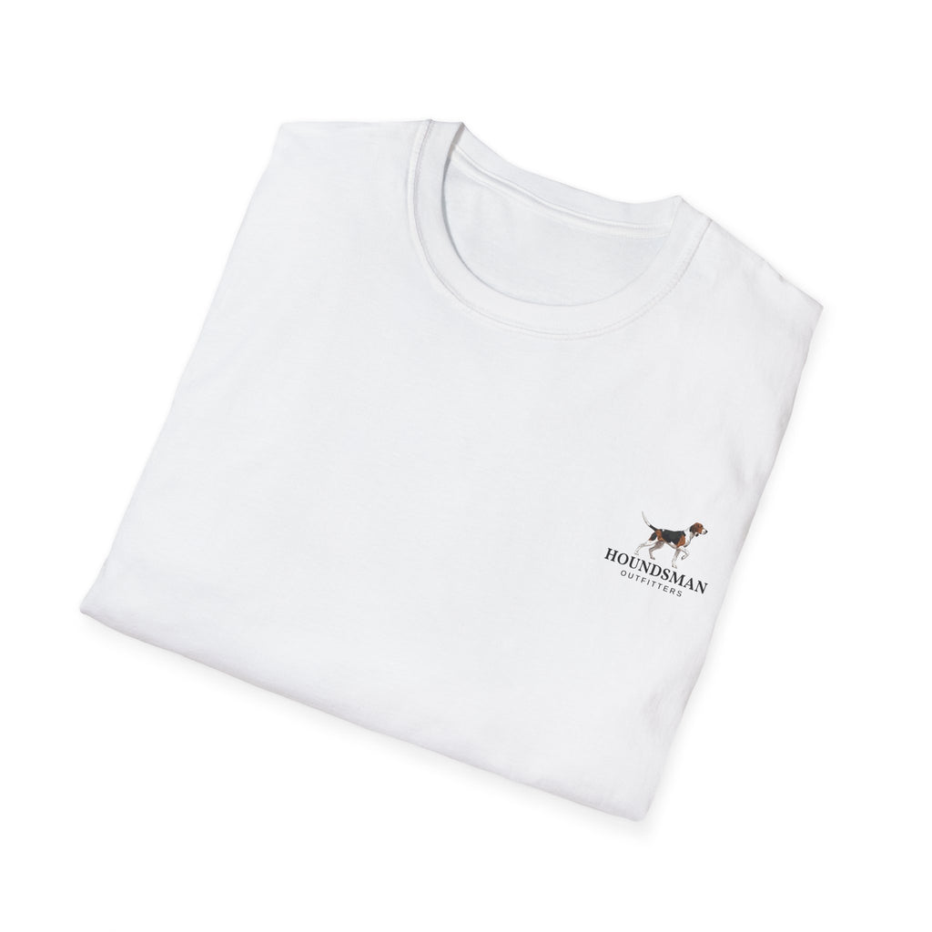 Hounds Chasing Fox on Pine Straw - Custom Kennel T-Shirts