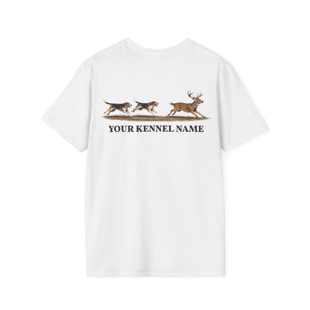 Hounds Chasing Buck - Horizontal