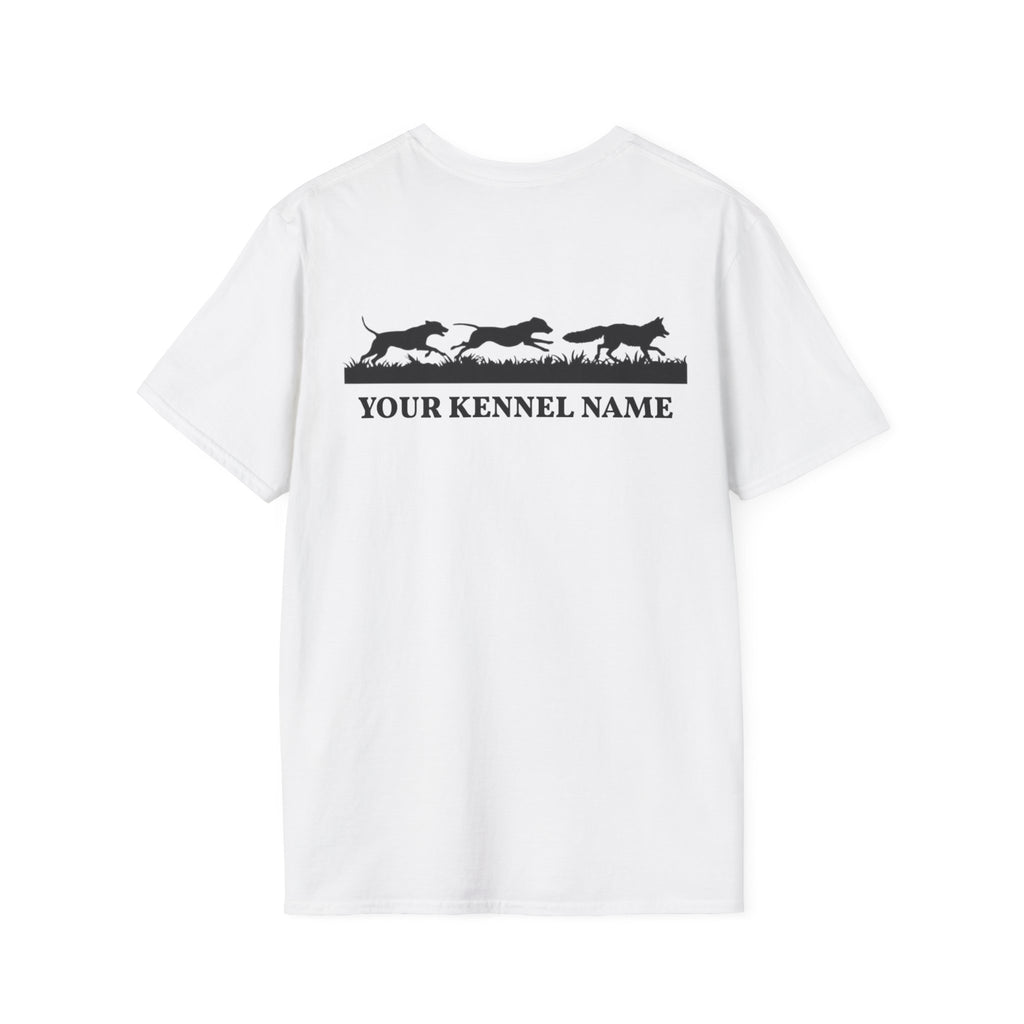 Hounds Chasing Fox - Silhouette