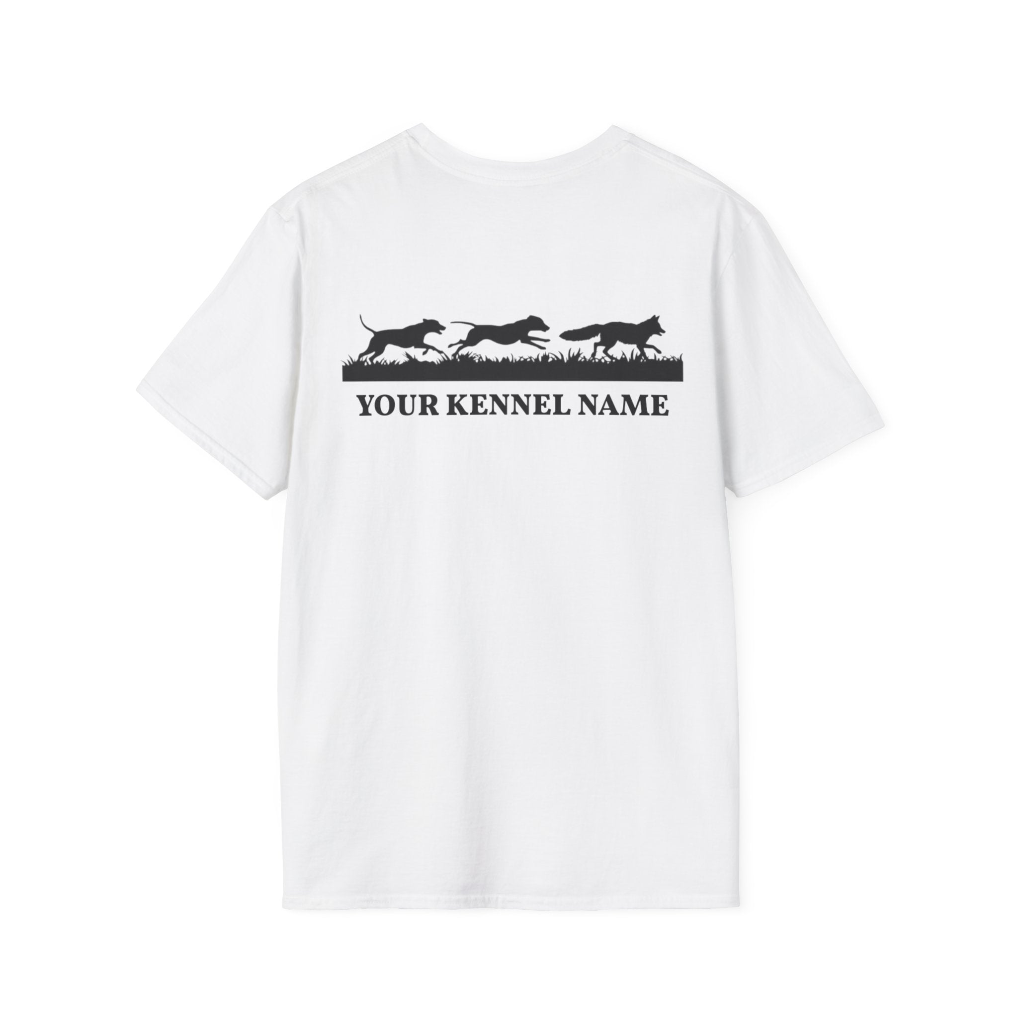 Hounds Chasing Fox - Silhouette