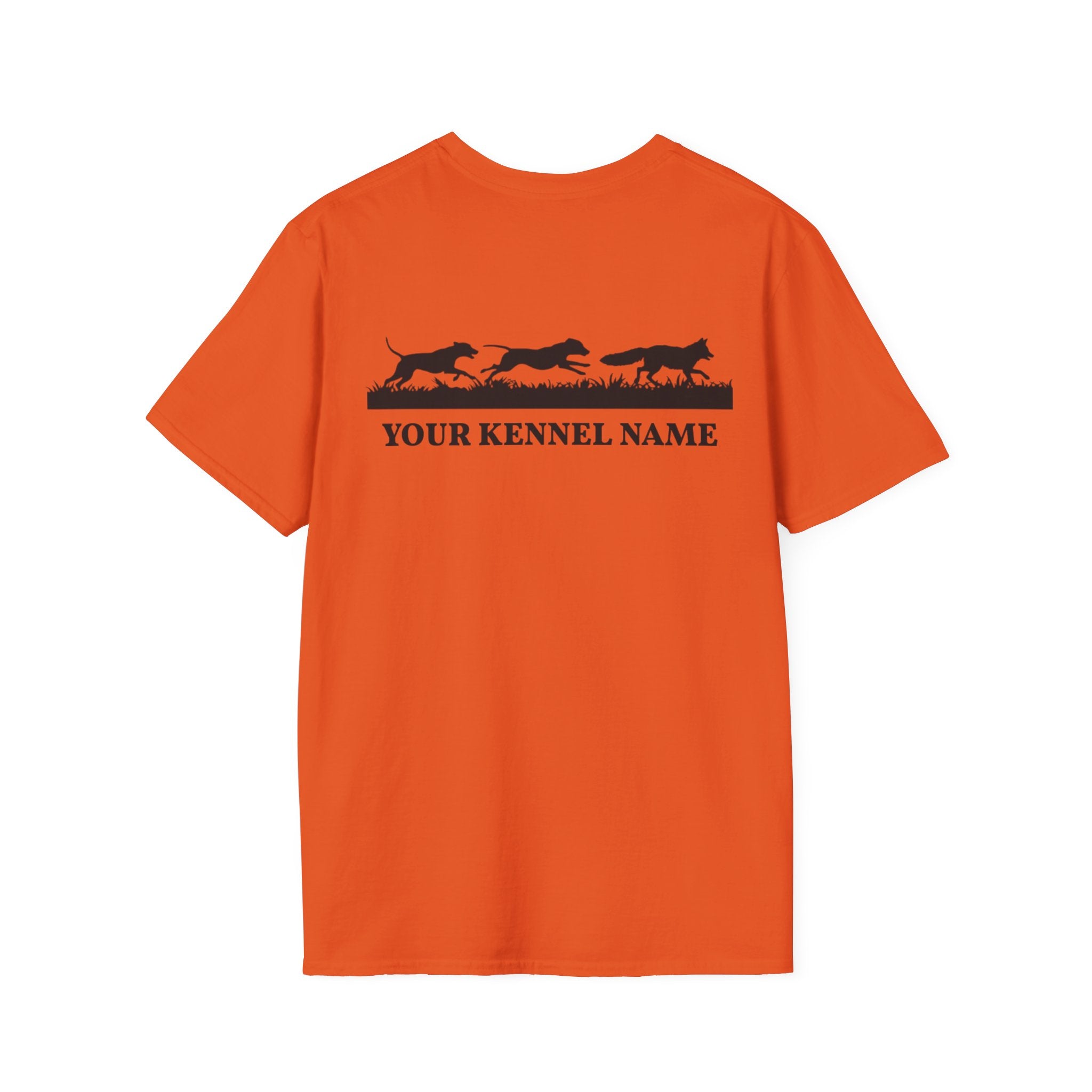 Hounds Chasing Fox - Silhouette